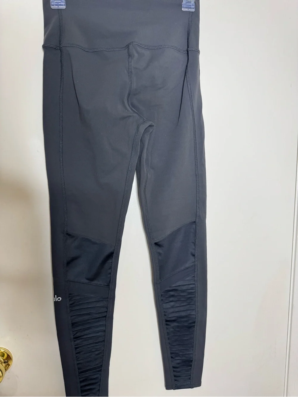 Alo Navy Moto Leggings